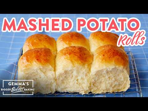 Fluffiest Mashed Potato Dinner Rolls Recipe