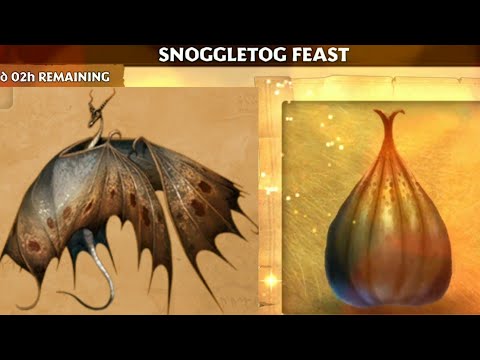 Snoggletog Feast Dragon - Soaring Sidekick Max Level 124 Titan Mode - Dragons:Rise of Berk