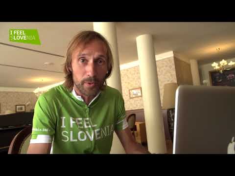 Cycling ambassadors of Slovenia 2018 and Primož Rogljič (a professional road racing cyclist)