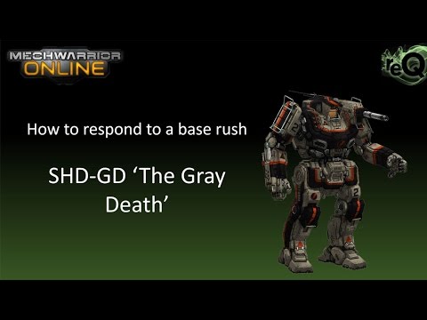 MWO: How to respond to a base rush - Shadow Hawk SHD-GD