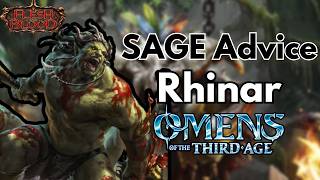 Rhinar | SAGE Advice | Omens of the Third Age | Flesh and Blood TCG