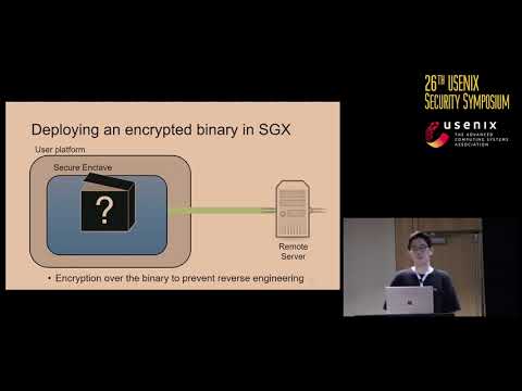 USENIX Security '17 - Hacking in Darkness: Return-oriented Programming against Secure Enclaves