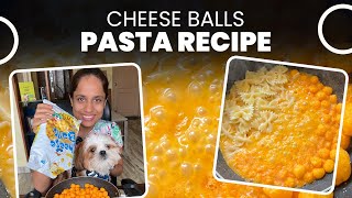Cheese Balls Pasta 😱😱 Recipe | Trying weird street food recipes