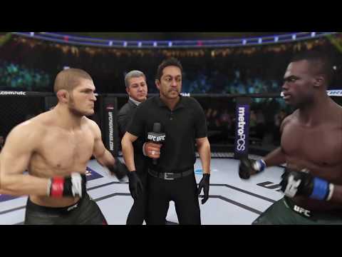 Khabib vs. Uriah Hall (EA Sports UFC 3) ☝️🦅