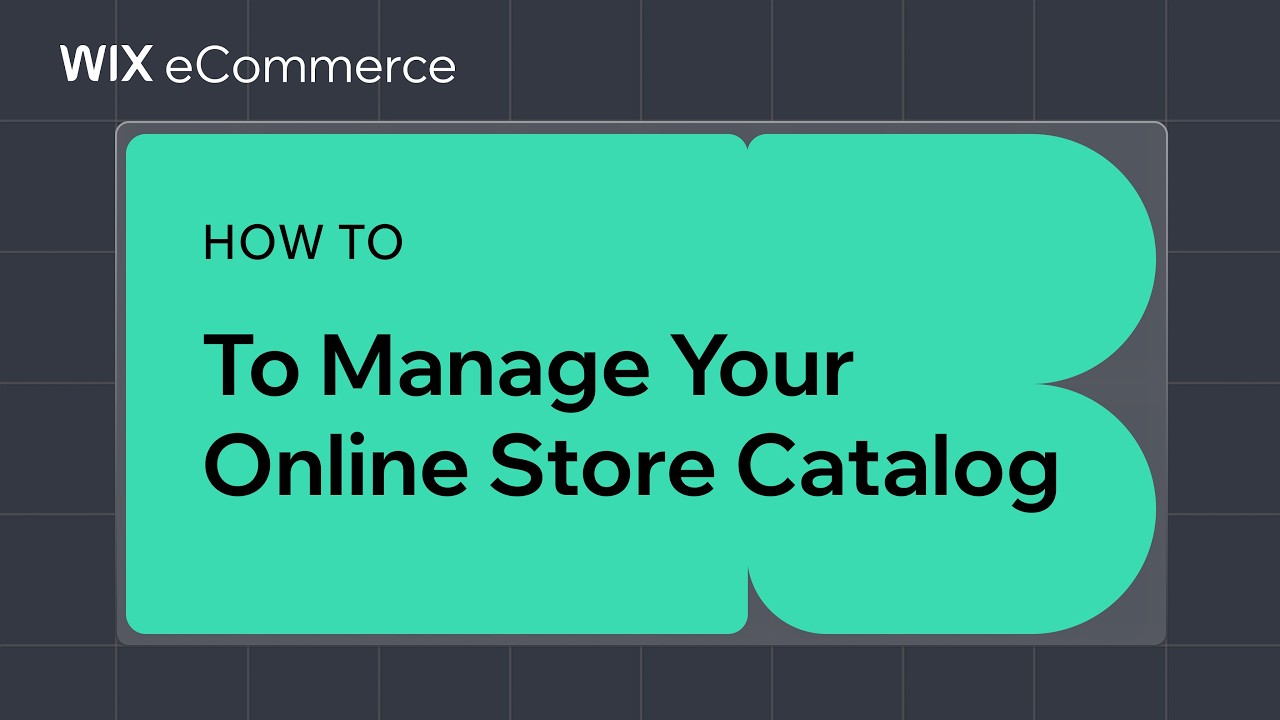 How to manage your Online Store catalog video thumbnail
