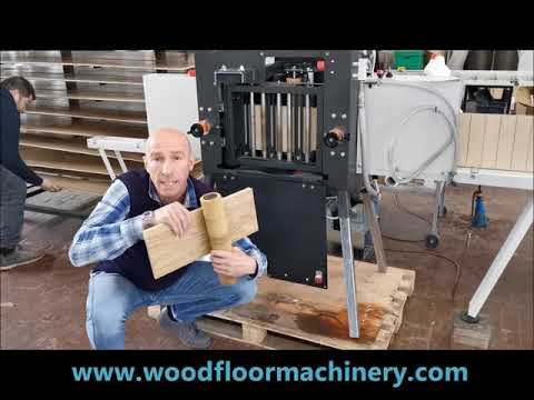 why vertical finishing system on Minitunnel Paoloni oak wood floor coating painting and oiler machin