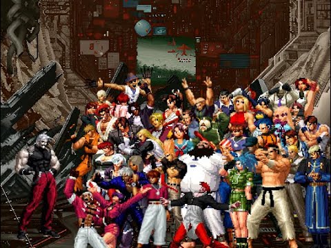 Rugal vs all characters from The King of Fighters 2002 | M.U.G.E.N