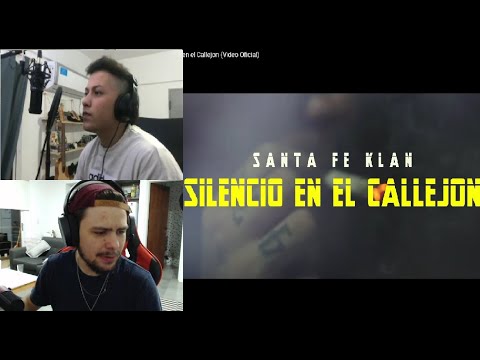 🇦🇷 ARGENTINOS REACCIONAN a Santa Fe Klan - Silencio en el Callejon (Video Oficial)