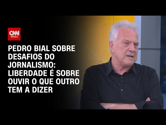 Pedro Bial à CNN: Liberdade implica em ouvir o que o outro diz | LIVE CNN
