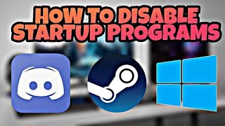 How to Remove/Disable Startup Programs | Windows 10 | 2021|