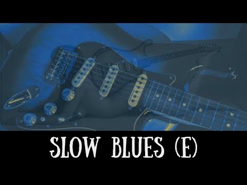 Slow Blues Jam | Sexy Guitar Backing Track (E)