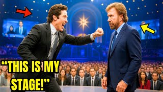 Joel Osteen Swung At Chuck Norris — The Counterattack SHOOK The Entire Stage!