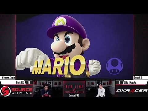 Red Line Smash 92 - Winners Semis - DankDDD vs GGEA | Kosoku