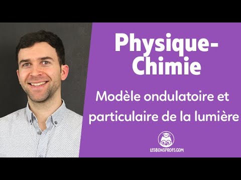 Modèle ondulatoire et particulaire de la lumière