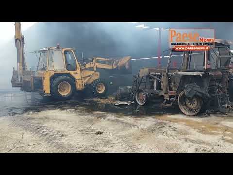 marcianise incendio azienda agricola 1