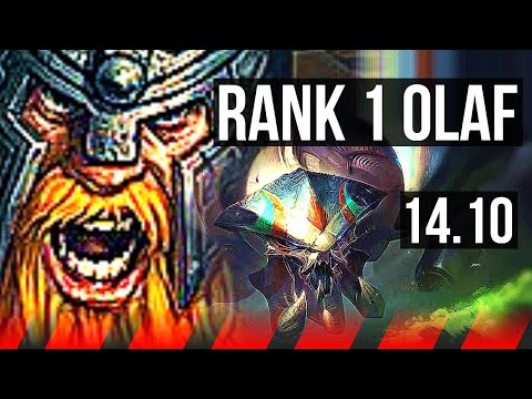 OLAF vs SKARNER (TOP) | Rank 1 Olaf, 7/1/5 | KR Grandmaster | 14.10