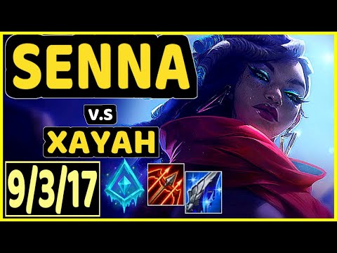 INNAXE (SENNA) vs XAYAH - 9/3/17 KDA BOTTOM ADC GAMEPLAY - EUW Ranked Challenger