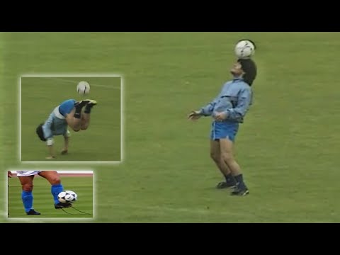 Diego Maradona Amazing Skills in Training