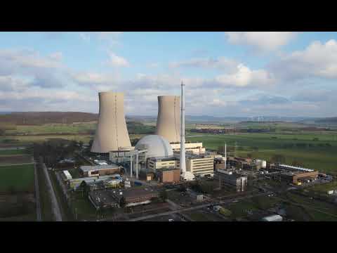 Drohnenflug über KKW Grohnde