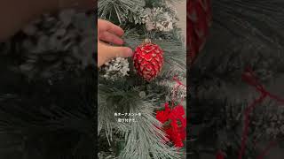 クリスマスツリー立てました🎄🎅✨️/We putted up a christmas tree!!   #shorts #christmas #アメリカ生活 #ミニチュアダックスフンド