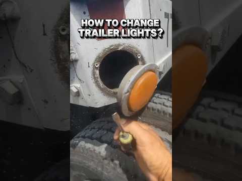 How to change lights on your semi-trailer? #truckdriver #tips #rivets #rivetgun #maintenance