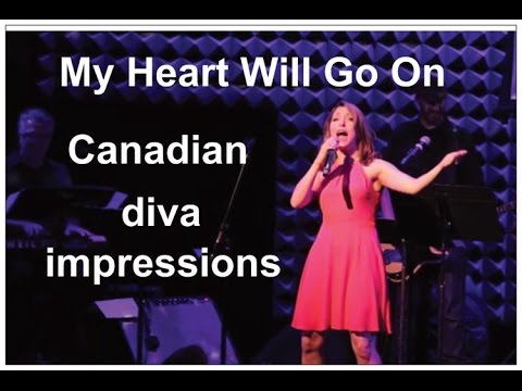 Canadian celebrities sing 'My Heart Will Go On' - Christina Bianco impressions