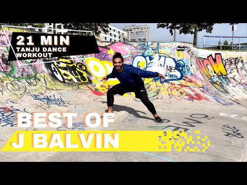 J BALVIN LATIN DANCE WORKOUT // TANJU DANCE- No warm up needed!🔥