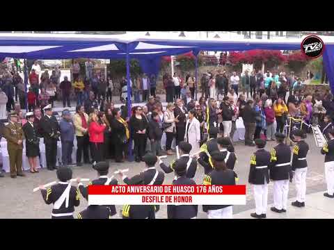 Desfile de Honor en el marco de los 176 años de Huasco.