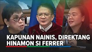 Rumekta na: Kapunan hinamon si Ferrer na dokumento na lang ng depensa ang gamitin | ABS-CBN News