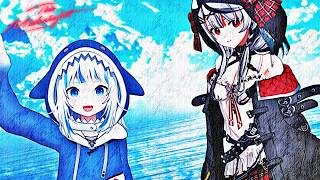 【MMD Hololive #UMISEA】Love Is An Ocean（ft  The Midnight）[Remake]