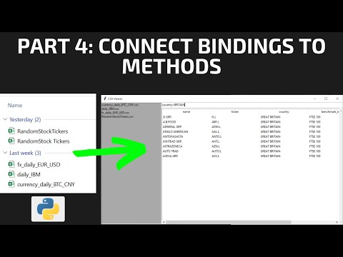 Python Gui Tkinter Tutorial Csvdataframe Viewer Part 4 Bindings
