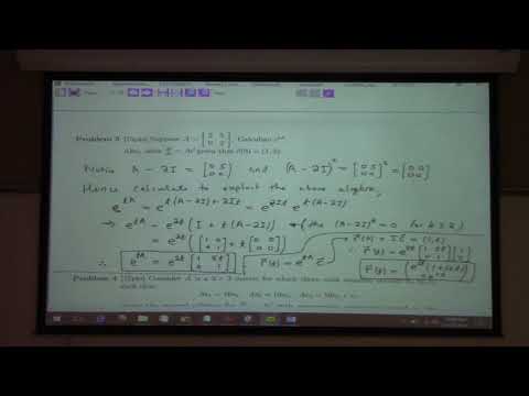 Differential Equations: post mortem of Test 2, comment for final exam, 12-12-17