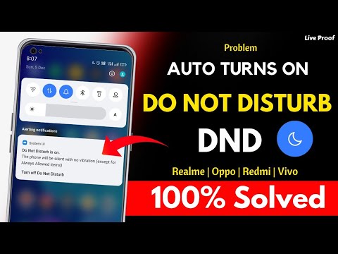 Do Not Disturb Mode Automatically Turns On Problem Solved | DND Mode Apni Marzi Karta Hai ⚡