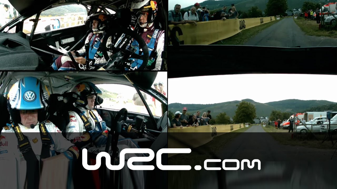 Onboard: Latvala vs Neuville SS05 @ ADAC Rallye Deutschland 2013