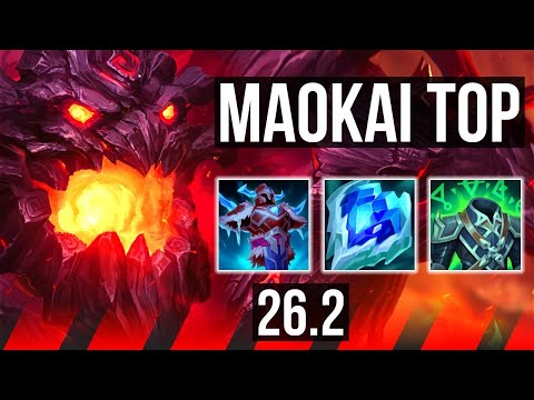 MAOKAI vs DARIUS (TOP) | Good KDA: 5/1/8 | KR Master | 26.2
