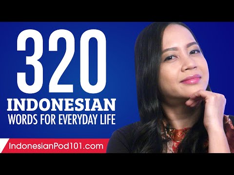 320 Indonesian Words for Everyday Life - Basic Vocabulary #16
