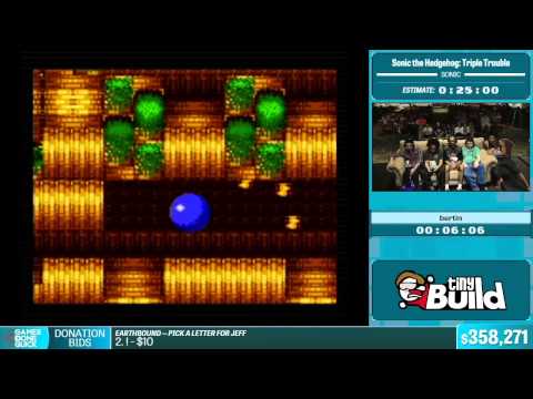 Sonic the Hedgehog: Triple Trouble by bertin in 22:42 - Summer Games Done Quick 2015 - Part 78