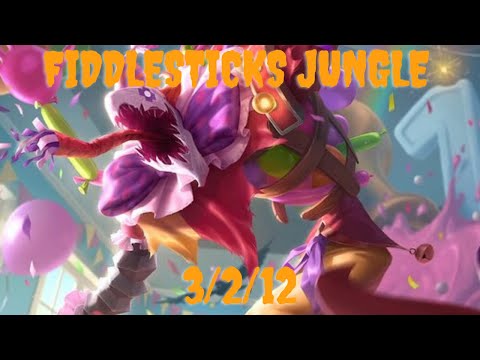 Plat 3 Fiddlesticks Jungle Gameplay (No Commentary)