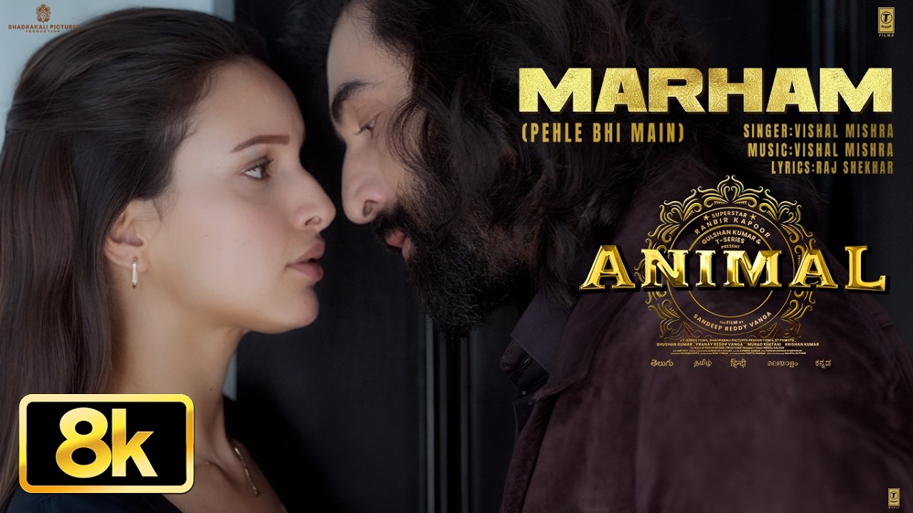 Marham (Pehle Bhi Main) 8K | ANIMAL | Ranbir Kapoor,Tripti Dimri |Sandeep|Vishal M,Raj S|Bhushan K