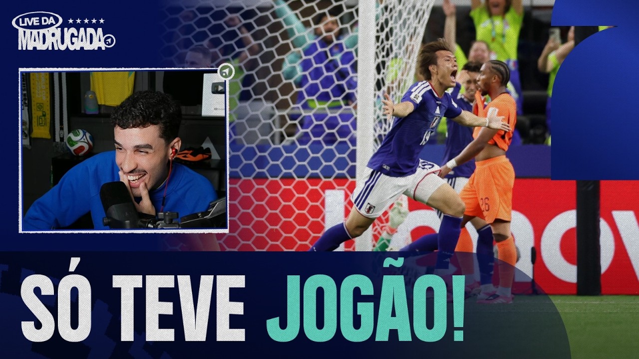 CHUVA DE GOLS NO DOMINGO! SÓ DEU JOGÃO NA COPA! | LIVE DA MADRUGADA