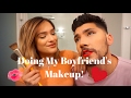 Doing My Boyfriend's Makeup! ft. Josh Leyva | Chachi Gonzales
