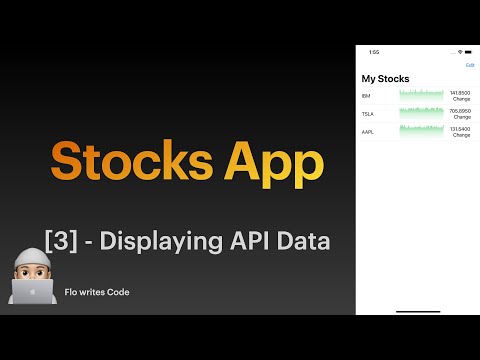 Stocks App [3] Connecting Data and UI | May Monthly App Challenge by @CodeWithChris | Swift, SwiftUI
