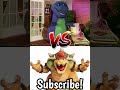 Dark Purple Barney VS Bowser