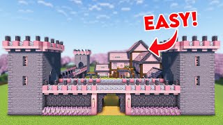 Minecraft: How To Build A Carry Castle - Tutorial