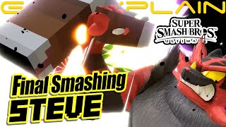 Minecraft Steve Gets Final Smashed by Yoshi, Dedede, Banjo, & IncineMoar! - Smash Bros. Ultimate