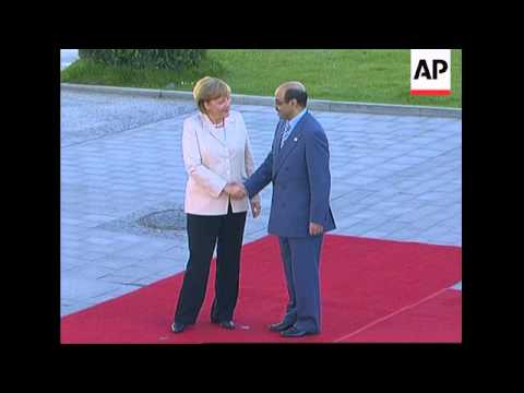 WRAP African leaders meet Merkel, other G8 leaders; Sarkozy; ADDS Ban comment