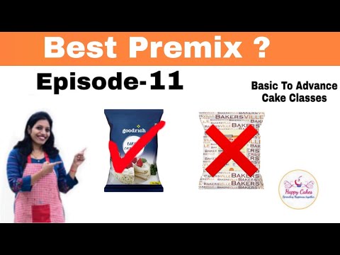 Which premix to buy? Free Online Cake Classes | Episode-11 | Best Premix For Soft Cake | Happy Cakes