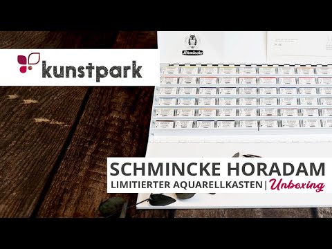 Limitierter Schmincke HORADAM Aquarellkasten mit 60 ganzen Näpfen - Unboxing ✨
