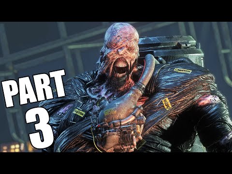 RESIDENT EVIL 3 REMAKE Gameplay Walkthrough Part 3 - Nemesis Boss Fight [1080p HD 60FPS PC]