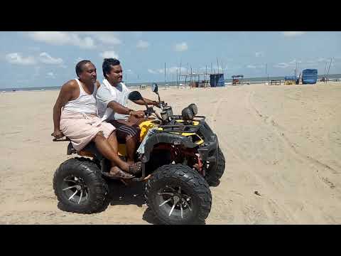 With my father Bay of Bengal beach